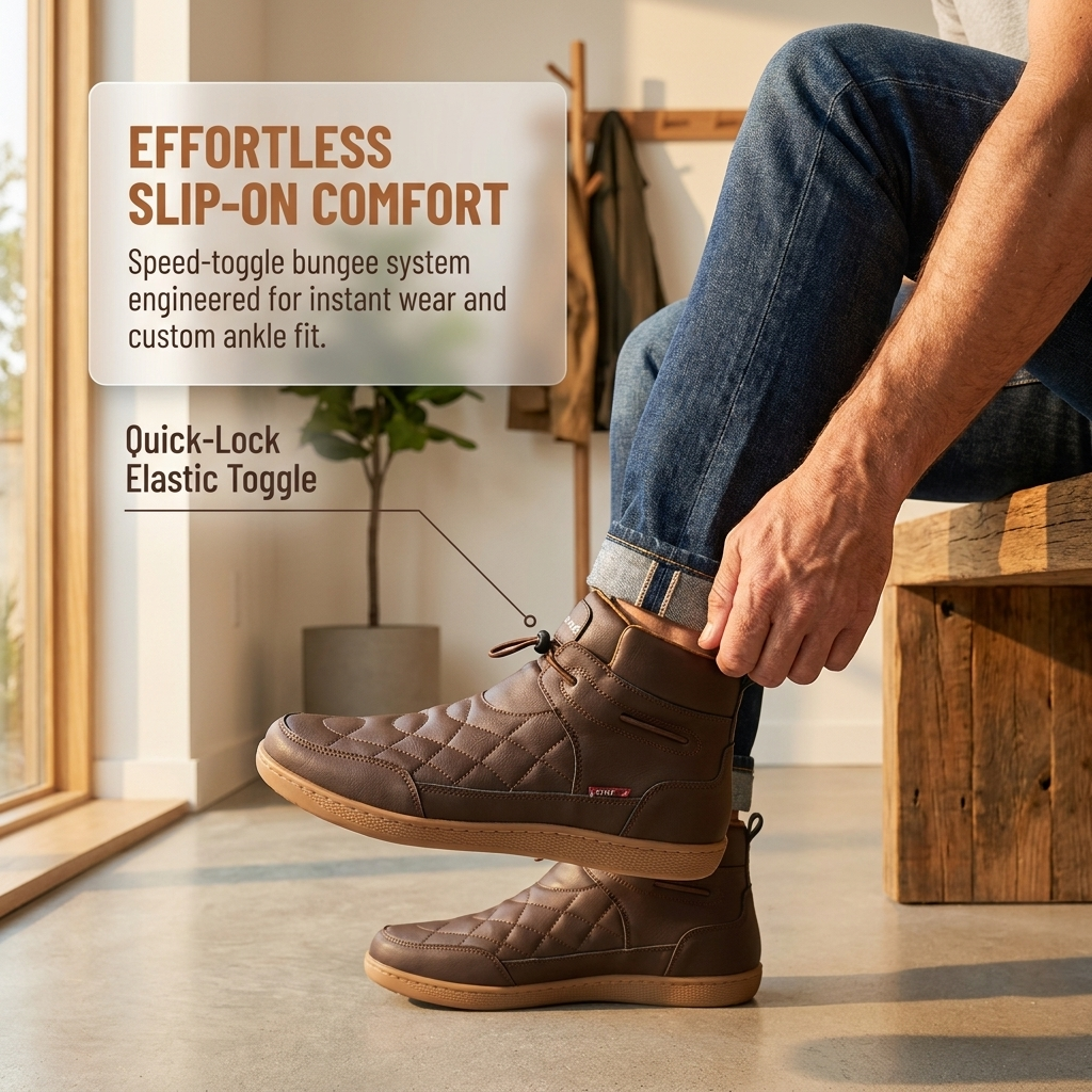 ⏰Last Day! 45% OFF  🔥TOPSFANO®Men’s Cowhide Wide-toe Watreproof Orthopedic Walking Boots