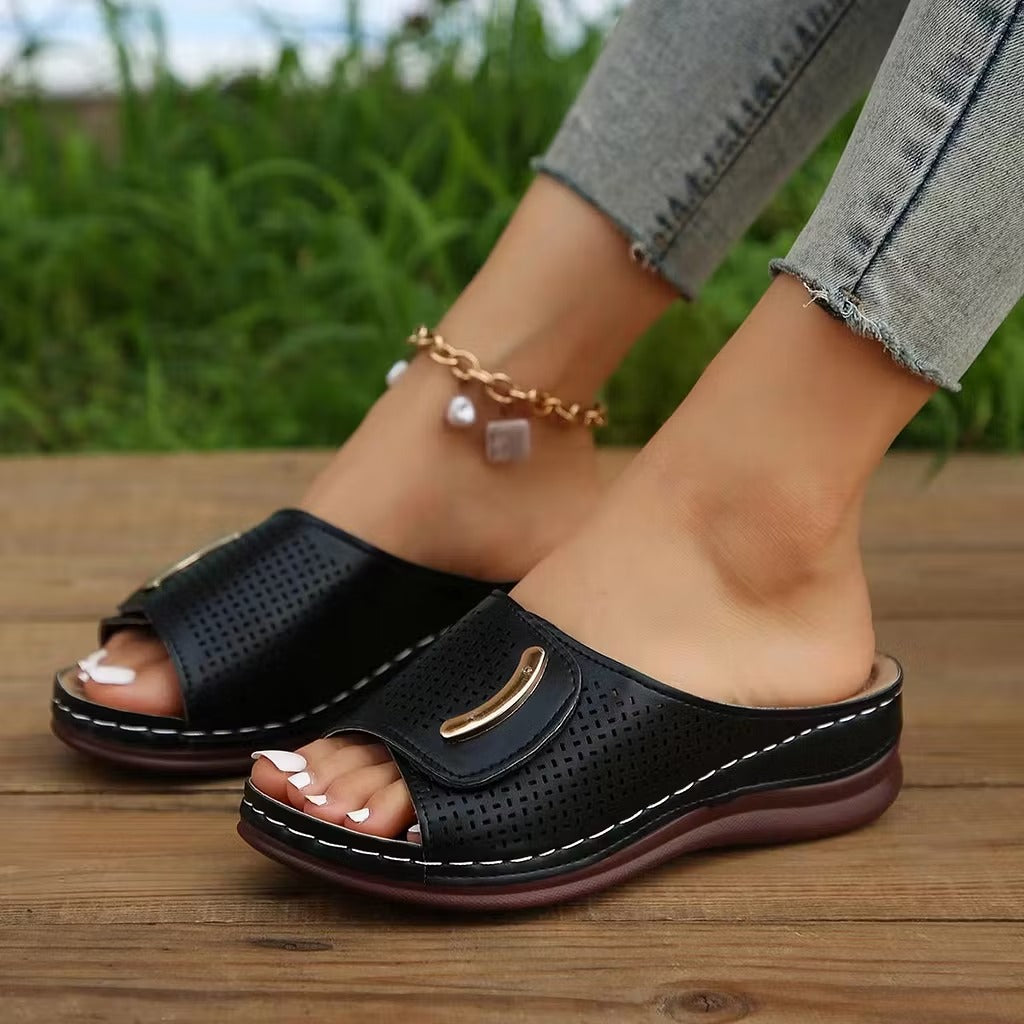 ⏰Last Day 70% OFF 🔥 TOPSFANO® Women's Breathable Slide Sandals