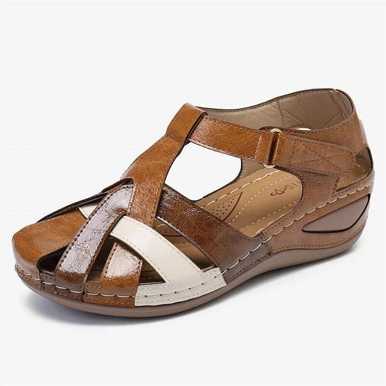 ⏰Last Day 70% OFF 🔥 TOPSFANO® Women's Colorblock Casual Sandals