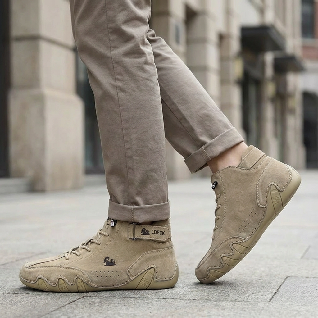 ⏰Last Day 70% OFF 🔥 TOPSFANO® Men's Casual Suede High-Top Shoes