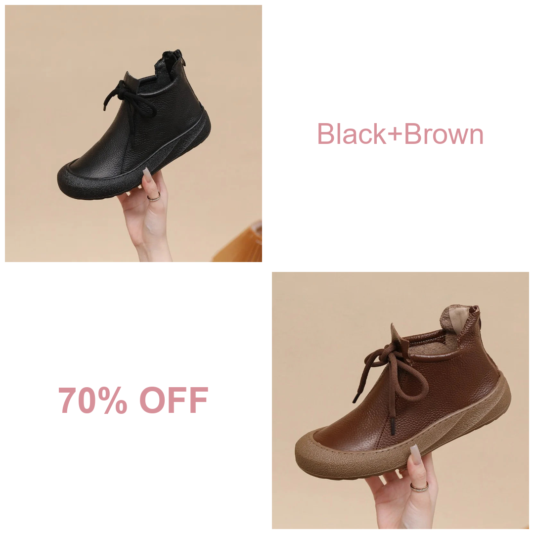 Soft Ankle Boots for Women – Retro Style & Comfortable Fit
