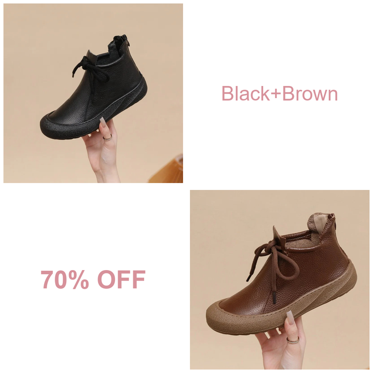 Soft Ankle Boots for Women – Retro Style & Comfortable Fit
