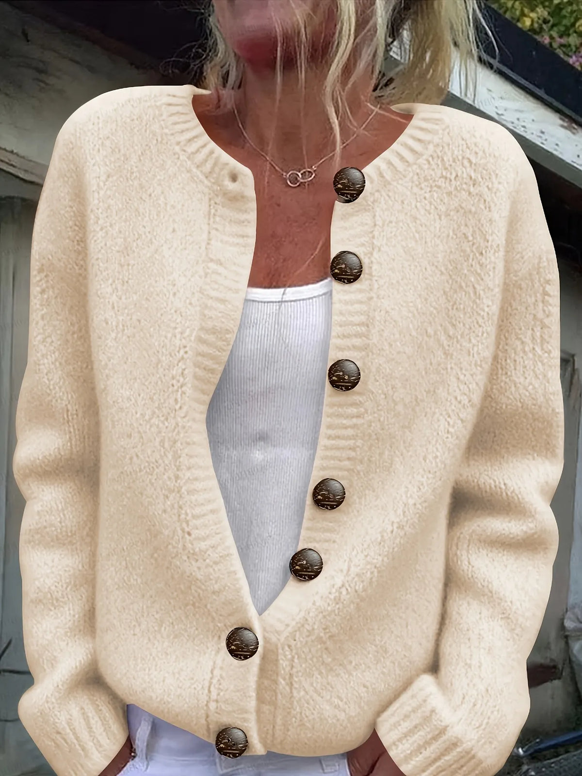 New Arrivals🔥 Soft-Touch Luxe Button-Up Sweater
