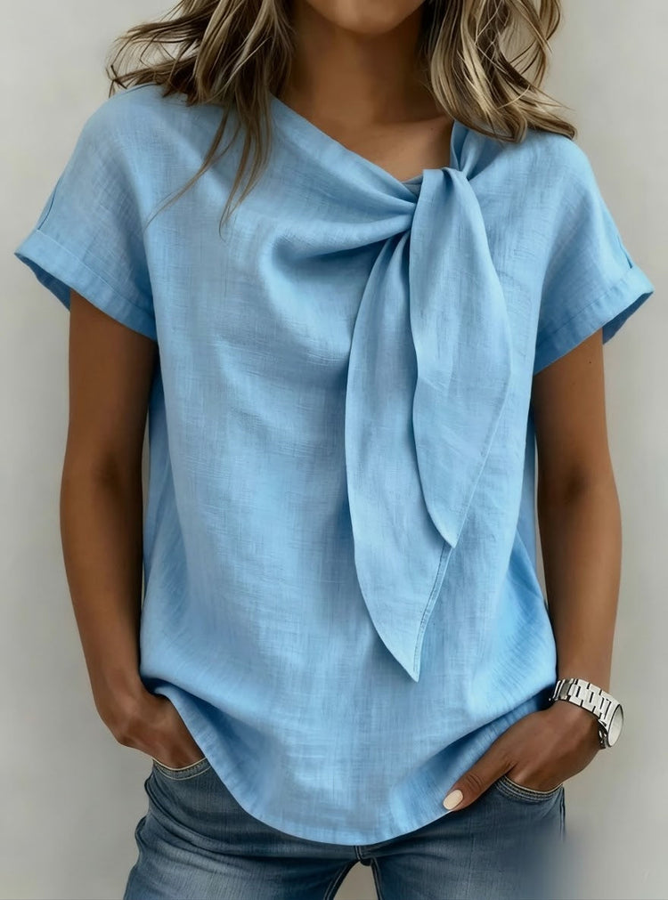 Casual tops made from linen and cotton