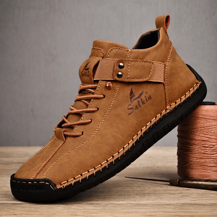 ⏰Last Day 70% OFF 🔥 TOPSFANO® Men's Vintage Strap High-Top Shoes