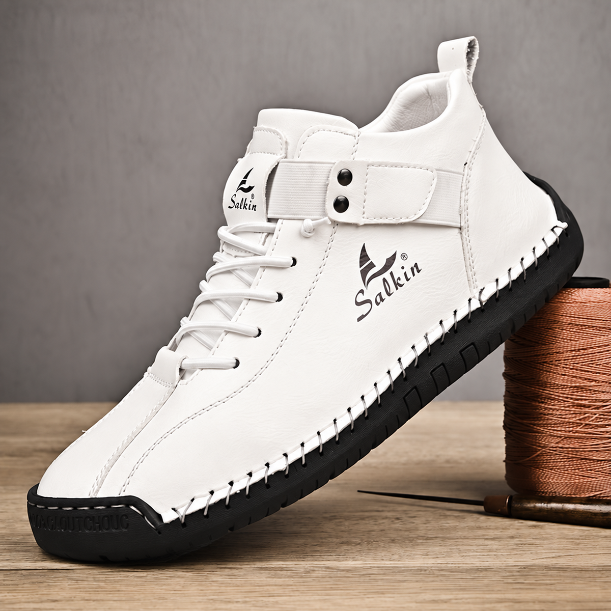 ⏰Last Day 70% OFF 🔥 TOPSFANO® Men's Vintage Strap High-Top Shoes