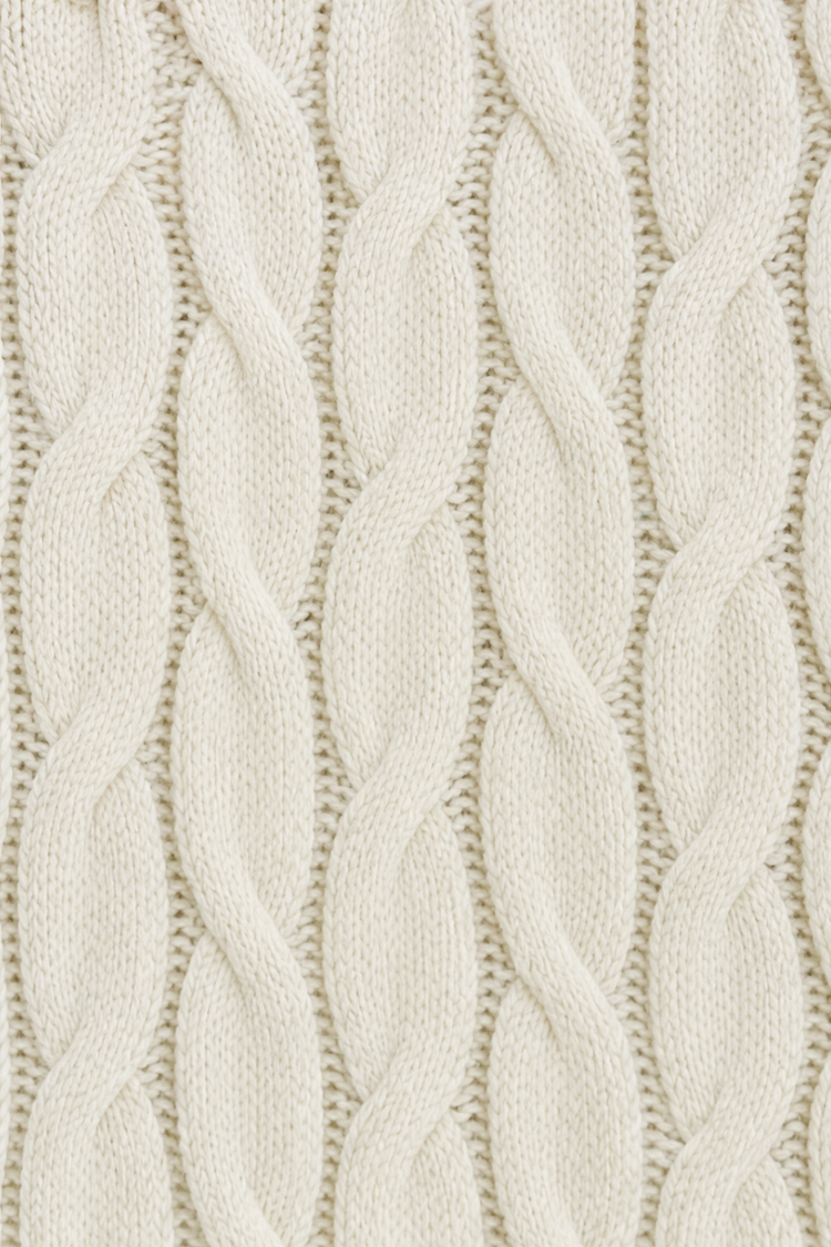 Wearbella – Hooded Chunky Cable Knit Cardigan