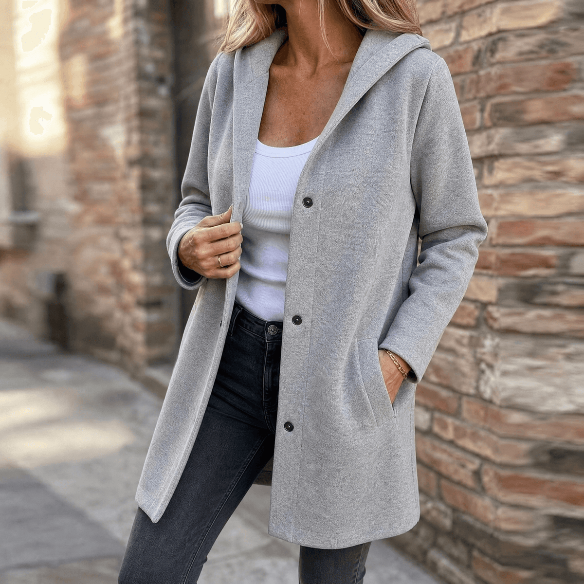 Everyday Women's Hooded Cardigan