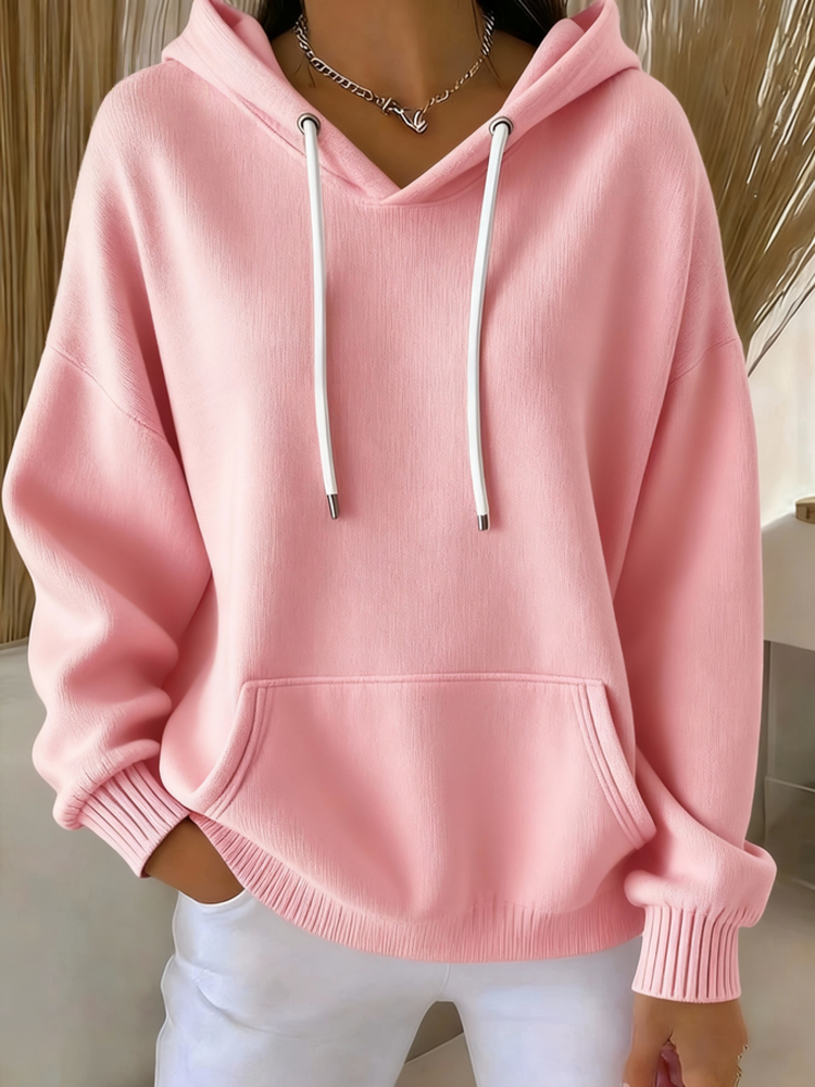 ⏰Last Day 70% OFF 🔥 Women's Casual kint Jacquard Multicolor Hoodie