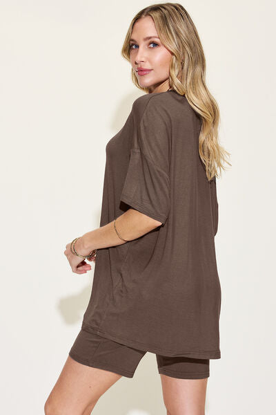 Women's Soft Rayon V-Neck Lounge Set