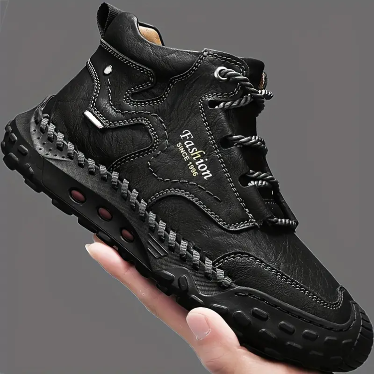 ⏰Last Day 70% OFF 🔥 Men's stitched Composite toe Cowhide Shoes Casual Shoes