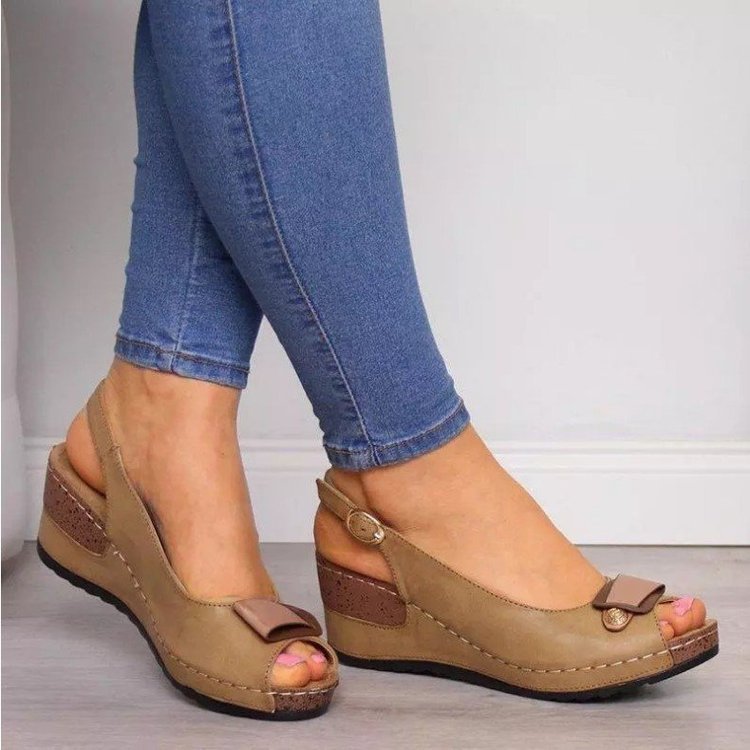 ⏰Last Day 70% OFF 🔥 2026 new, comfortable women’s leather sandals with soft soles and high heels