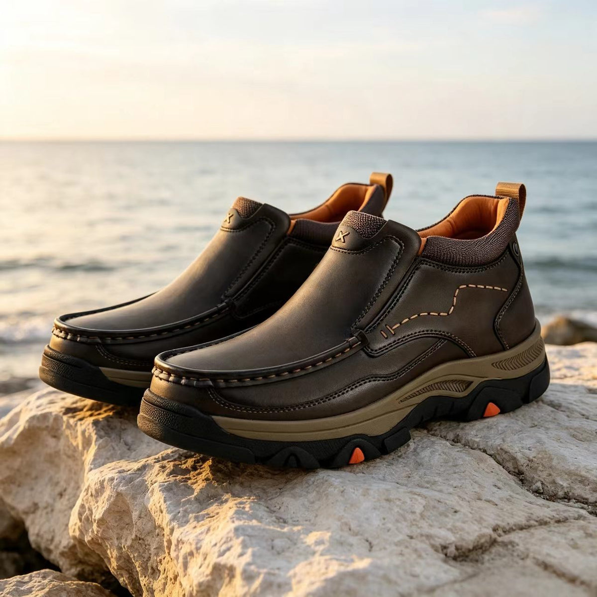 ⏰Last Day 70% OFF 🔥 Men’s Full-grain Leather slip-On Boots