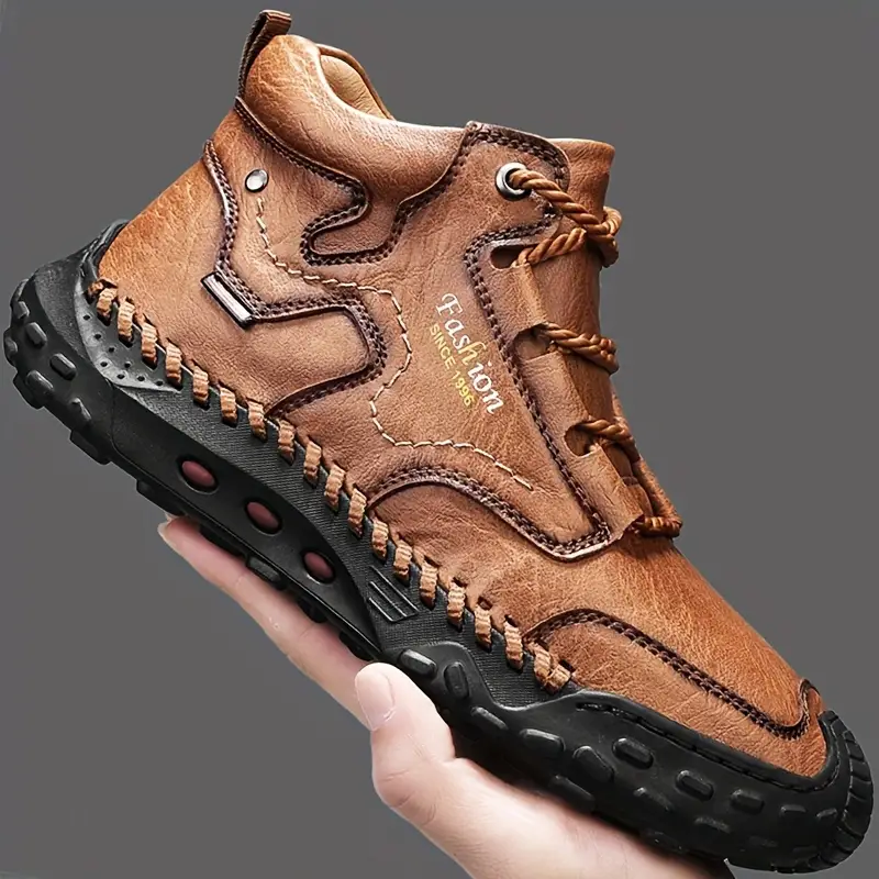 ⏰Last Day 70% OFF 🔥 Men's stitched Composite toe Cowhide Shoes Casual Shoes