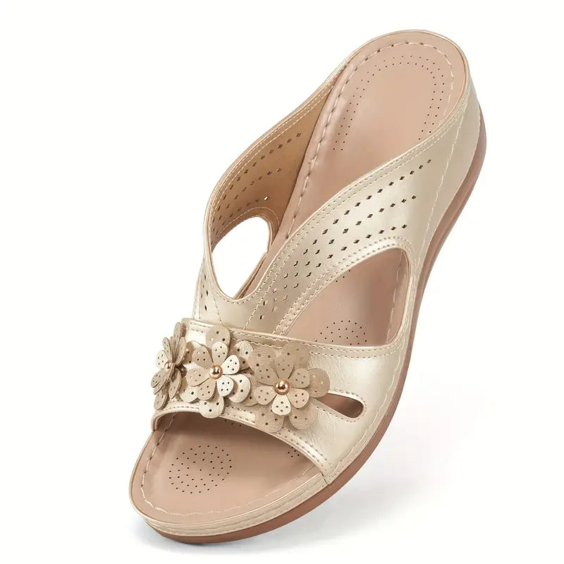 ⏰Last Day 70% OFF 🔥 Women's Floral Arch Support Sandals