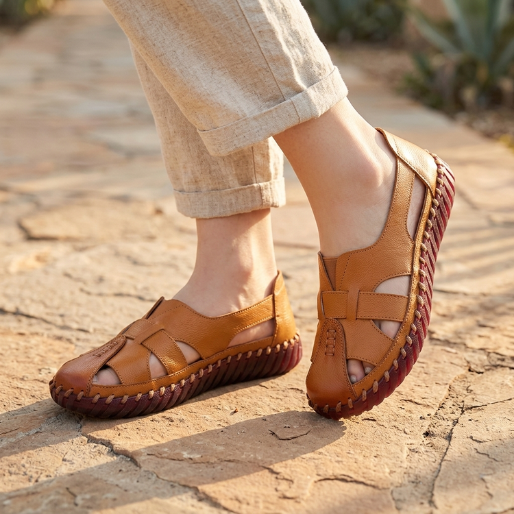 Solara – Women's Leather Comfort Sandals
