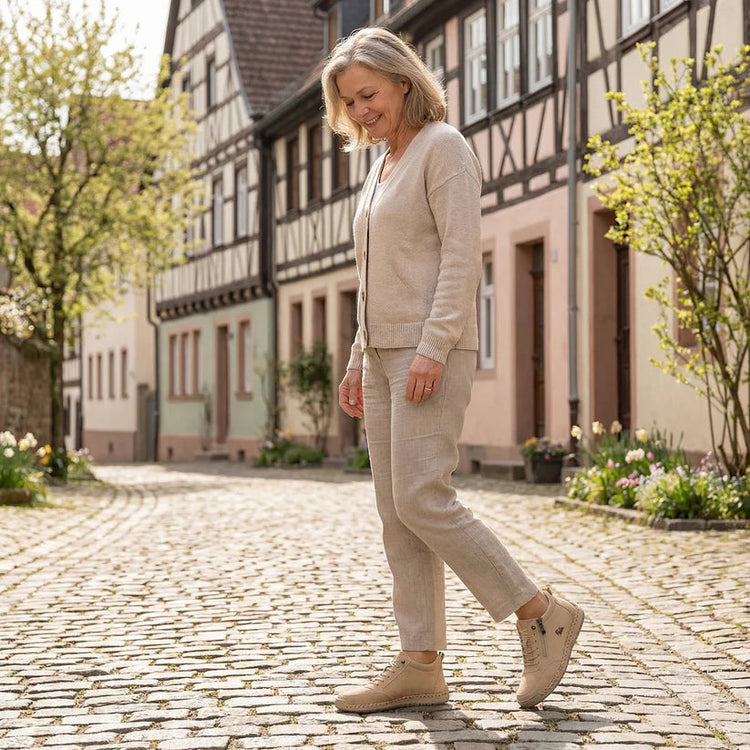 ⏰Last Day 70% OFF 🔥 TOPSFANO® Women's Casual Side-Zip Ankle Boots