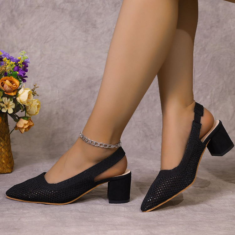 ⏰Last Day 70% OFF 🔥 Women's Breathable High Heel Slipper Sandals