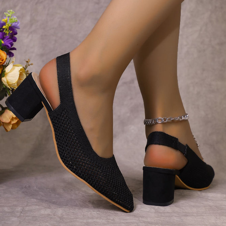 ⏰Last Day 70% OFF 🔥 Women's Breathable High Heel Slipper Sandals