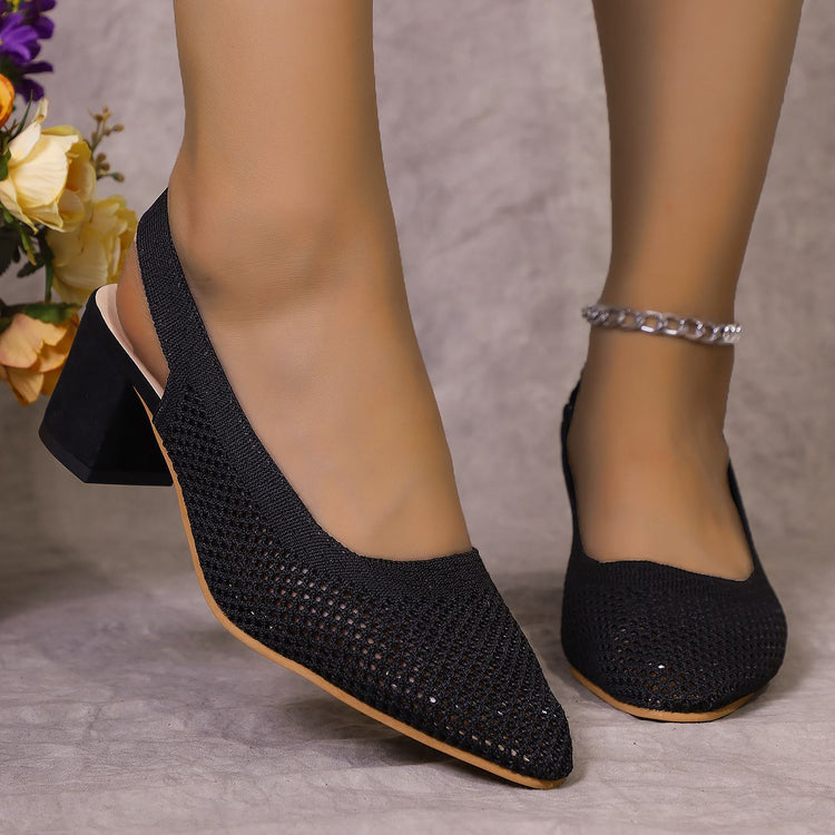 ⏰Last Day 70% OFF 🔥 Women's Breathable High Heel Slipper Sandals