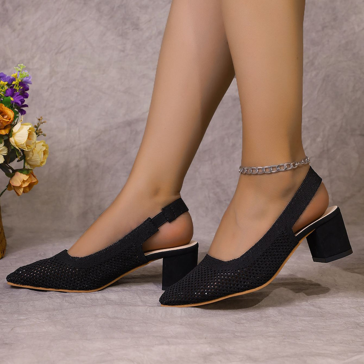 ⏰Last Day 70% OFF 🔥 Women's Breathable High Heel Slipper Sandals