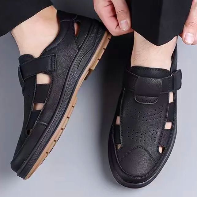 ⏰Last Day 70% OFF 🔥 TOPSFANO®Men's Genuine Leather Breathable Sandals