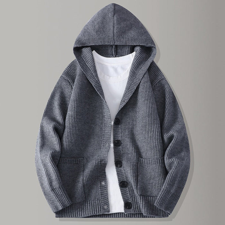 Trending Now⭐🧥 Men's Hooded Button-Front Cardigan