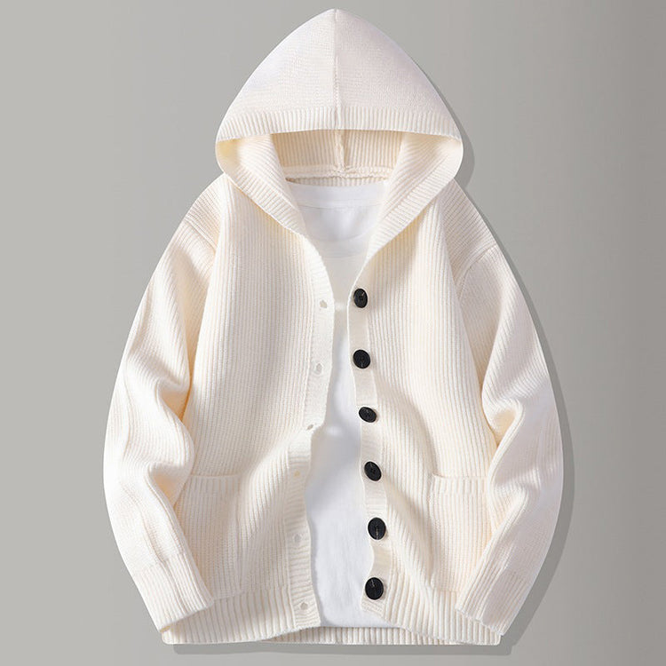 Trending Now⭐🧥 Men's Hooded Button-Front Cardigan