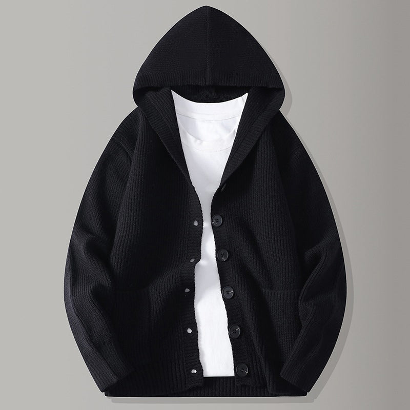 Trending Now⭐🧥 Men's Hooded Button-Front Cardigan