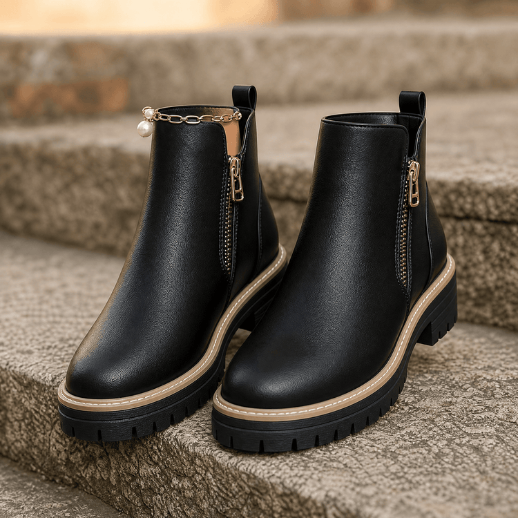 Strida – Women's Cushioned Platform Ankle Boots