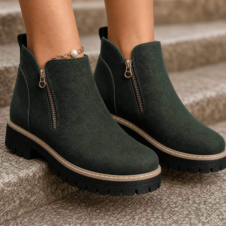 Strida – Women's Cushioned Platform Ankle Boots