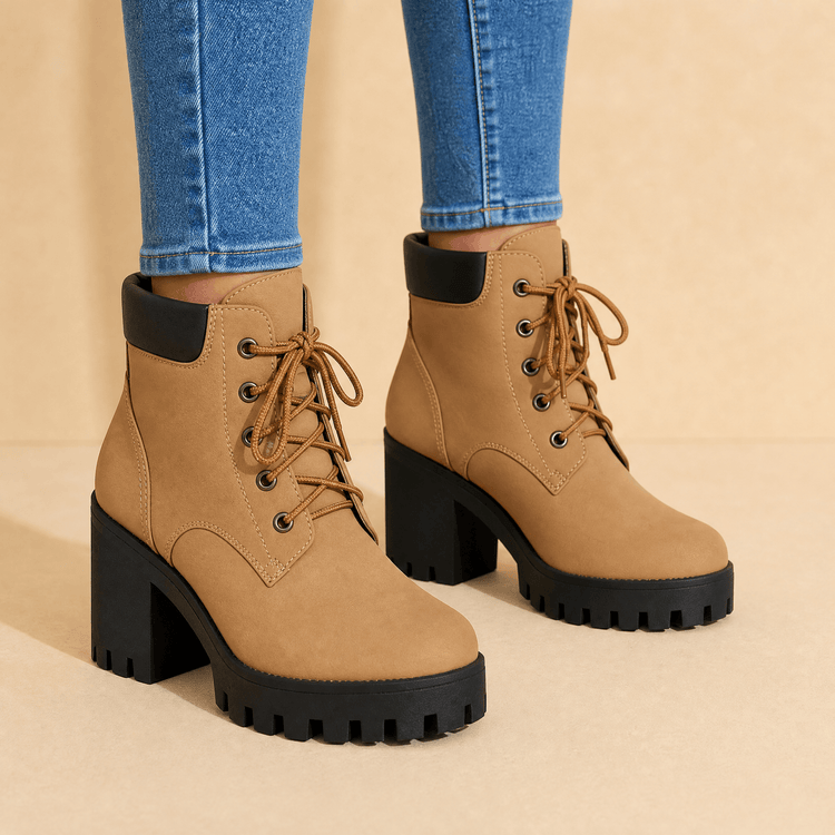 ⏰Last Day 70% OFF 🔥 TOPSFANO® Lightweight Chunky Platform Combat Boot