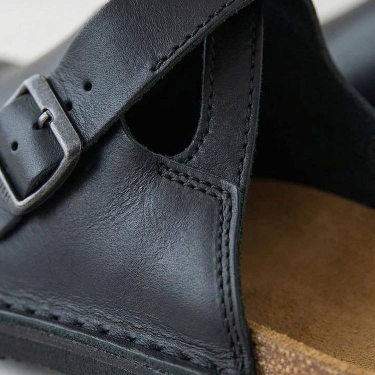 Olivia | Women's Boots Milan Premium Leather Slip-On Clogs
